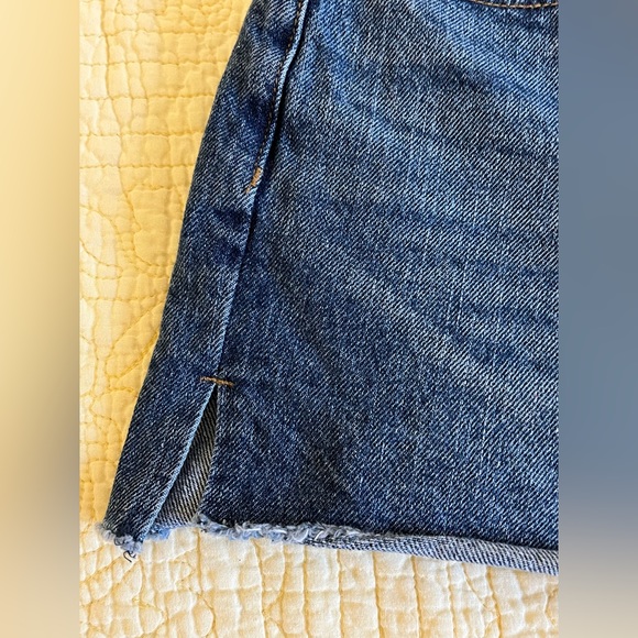 High Rise Denim Shorts - Picture 4 of 4
